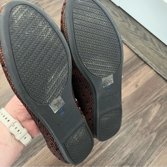 Rothy’s Loafers Women’s 8 Sienna Dot Orange - Picture 9 of 9